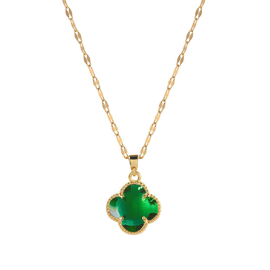 FOUR-LEAF CLOVER NECKLACE